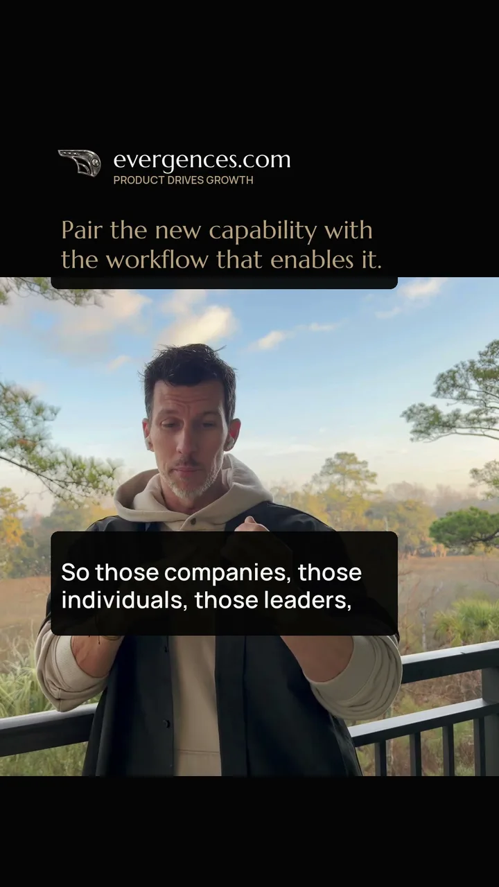 Sean Everett speaking in Pair a New Capability With Its Enabling Workflow