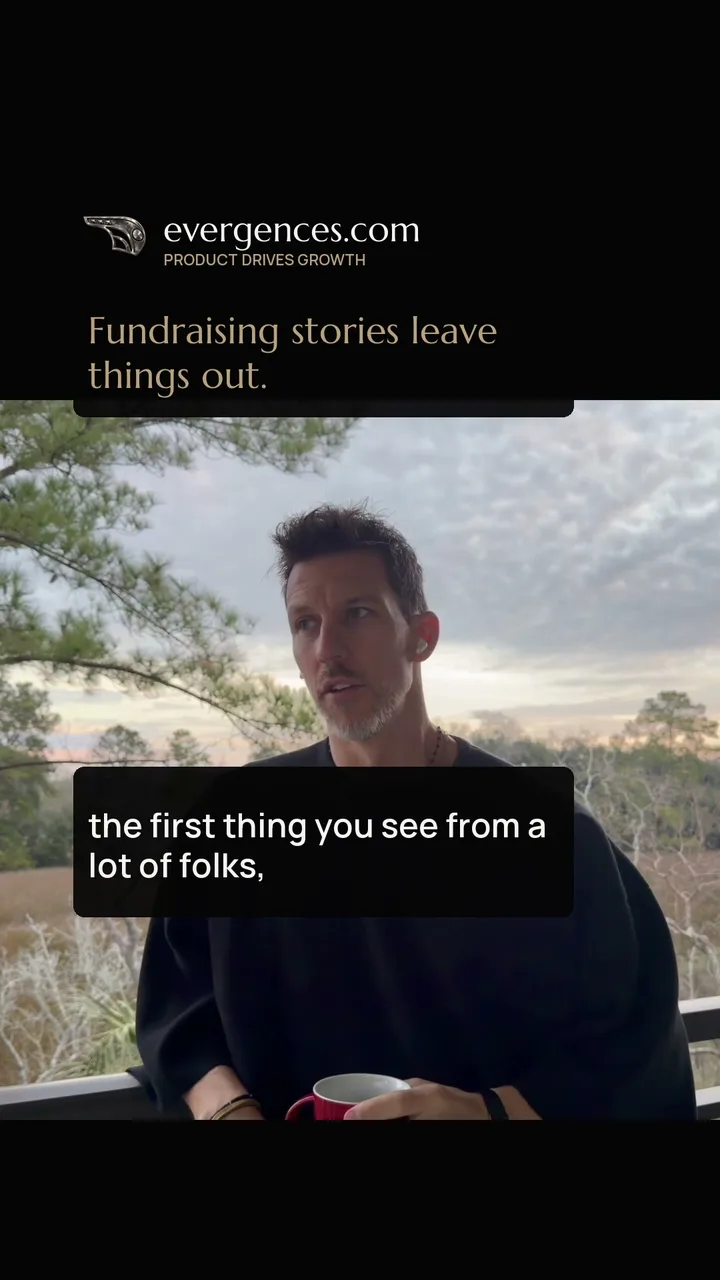 Sean Everett speaking in Fundraising Stories Have Survivorship Bias