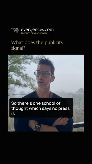 Sean Everett speaking in Publicity Changes What a Brand Signals
